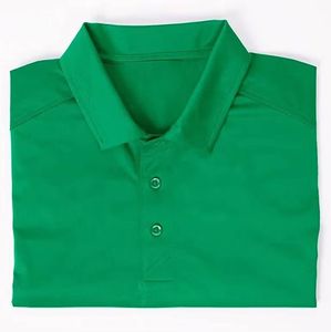 Camiseta Polo para Hombre con Logotipo Personalizado Bordado, de Algodón, Manga Corta, Tejido Liso Teñido - Product Image 3