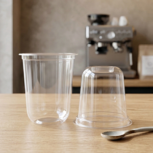 Viet Nam 16 20 22oz Clear <b>Plastic</b> <b>Cups</b> with Lids for Coffee Tea Takeaway PP Disposable Beverage <b>Cup</b> For Cold Beverages - Product Image 2