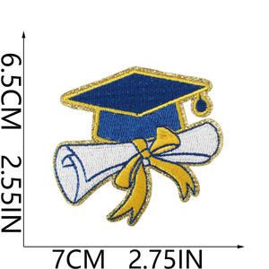 Luxury Custom Logo Embroidered Woven Badge <b>Iron</b> On Clothing Patch for Jackets Hats Uniforms Jeans and Promotional Apparel - Product Image 3