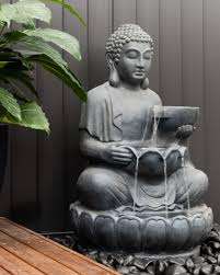 ลดราคาพิเศษ! น้ำพุพระพุทธรูปเรซิ่น GRC งานฝีมืออินโดนีเซียแท้ 100% ดีไซน์สวยงาม ทันสมัย โดดเด่น ขนาดเล็ก กลาง ใหญ่ สำหรับตกแต่งสวน - Product Image 5