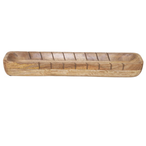 ถาดเสิร์ฟไม้ทำมือ รุ่น ST-009 |   ถาดตกแต่งบ้าน - Product Image 1
