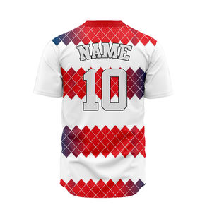 Camisetas de Béisbol Personalizadas con Logotipo Bordado, Camiseta de Béisbol Sublimada de Poliéster para Hombre - Product Image 2