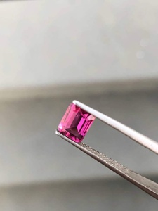 Tourmaline rubellite naturelle, forme octogonale, pierre précieuse en vrac, rose rouge, pour la fabrication de bijoux fins - Product Image 3