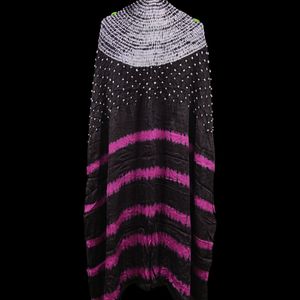 Tissu Kaftan en Soie Modale Pure Shibori Bandhani avec Motif Tie-Dye – Collection de Tissus Ethniques Premium pour la Mode - Product Image 5