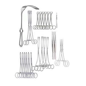 Instruments chirurgicaux orthopédiques de base pour laparotomie, manuel, ensemble de 108 pièces, certifié CE par Surgiright - Product Image 2