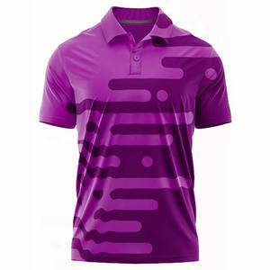 Custom Designed Men's Golf for Polo T <b>Shirts</b> <b>Plain</b> <b>White</b> Black Embroidery ODM Supply Solid Pattern Polyester Knitted Fabr - Product Image 1