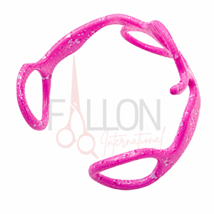 Bracelet de barbier rose motif ciseaux – Outil professionnel pour coiffeurs et salons - Product Image 5