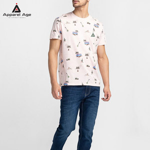 เสื้อยืดคอตตอน 100% ดีไซน์ใหม่ล่าสุด สไตล์สตรีทแวร์ พิมพ์โลโก้ตามสั่ง ทรงหลวม ราคาส่ง สำหรับผู้ชาย - Product Image 6