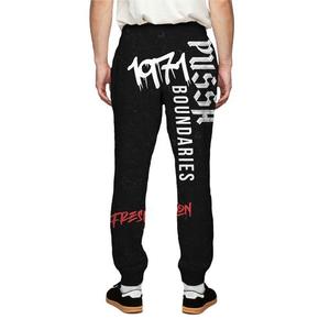 Men's Red Black Plaid Sweatpants Elastic Waist Drawstring Casual Joggers Polyester Fleece Autumn Wear - Product Image 6