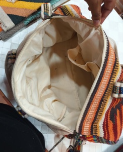 Sacs fourre-tout décontractés en coton indien fait main de qualité supérieure, motif kilim, fermeture éclair, pour un usage quotidien, couleurs et tailles personnalisées - Product Image 3