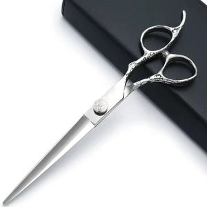 Professional Hairdressing Scissors 6.5 Inch Stainless Steel <b>Long</b> <b>Handle</b> Right Handed Salon <b>Shears</b> Sharp Blade - Product Image 1
