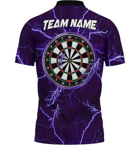 Camisetas de Dardos Personalizadas, Económicas, de Secado Rápido, Sublimadas, para Hombre, Ropa Profesional de Dardos, Camisetas de Poliéster con Bolsillos - Product Image 6