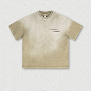 เสื้อยืดคอตตอน 100% ทรงโอเวอร์ไซส์ ล้างสีแบบแอซิดวอช รุ่นปี 2026 สำหรับผู้ชาย ทรงหลวม พิมพ์ลาย เหมาะสำหรับใส่ลำลองหรือสตรีทแวร์ สำหรับทุกเพศ - Product Image 5