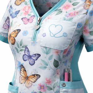 Conjuntos de Uniformes Médicos Unisex Personalizados al por Mayor - Tela de Algodón Tejido de Primera Calidad, Servicio OEM y ODM - Product Image 4