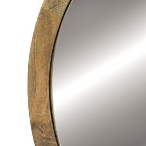 D20x1.5 arredamento di transizione in legno massello Mango bagno ingresso Console magra parete specchio da parete con cornice decorativa - Product Image 3