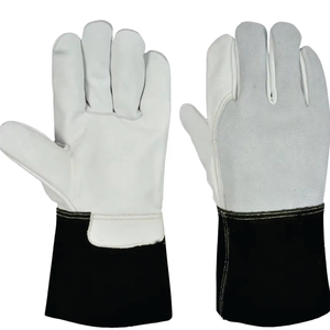 Gants de travail stériles noirs et blancs haute visibilité de 11 oz et 10 pouces pour la vente en gros, gants de sécurité polyvalents pour ébénistes canadiens - Product Image 5