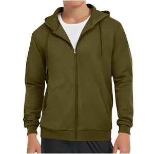 2026 Sweat-shirt à capuche Sherpa personnalisé, chaud, super épais et lourd, en polaire Sherpa duveteuse, avec fermeture éclair quart de tour, pour moi - Product Image 6