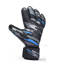 Gants de gardien de but en latex antidérapants pour hommes avec fermeture auto-agrippante, protection des doigts, design personnalisé, gants de sport, fournisseur OEM - Product Image 5