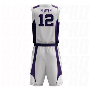 Uniforme de Baloncesto de Secado Rápido de Primera Calidad para Hombre, Conjunto de Camiseta y Pantalones Cortos Deportivos Sublimados para Entrenamiento y Competición - Product Image 3