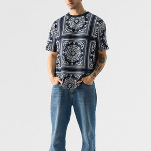 T-shirt pour homme à col rond, coupe classique, respirant, écologique, imprimé numérique personnalisé, confort supérieur, 180g, pour les loisirs en plein air - Product Image 4