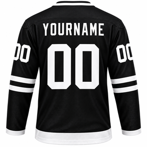 เสื้อฮอกกี้คุณภาพสูงแบบ OEM เสื้อฮอกกี้น้ำแข็งแบบสั่งทำพิเศษสำหรับเยาวชน เสื้อฮอกกี้น้ำแข็งแบบกลับด้านได้ - Product Image 6