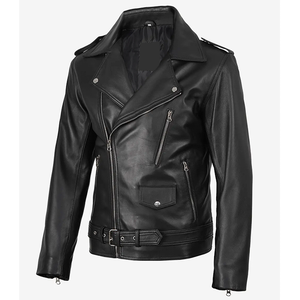 2026 OEM Hot Selling Genuine Black Cowhide Leather <b>Jacket</b> For Men's High Quality Low MOQ Plus-Size Winter Fashion <b>Heated</b> <b>Jackets</b> - Product Image 4