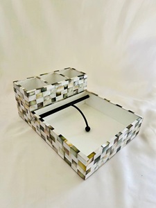 Handmade Bone Inlay Tissue <b>Box</b> Wooden Rectangle Napkin <b>Storage</b> Holder Home <b>Decor</b> Wholesale Tissue <b>Box</b> - Product Image 4