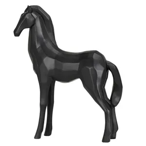 Escultura Moderna de Caballo en Resina, Figura Artística Hecha a Mano para Decoración de Mesa o Sala de Estar - Product Image 3