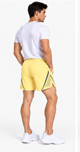 Pantalones Cortos Deportivos para Hombre con Logotipo Personalizado, Bolsillo con Cremallera, Secado Rápido, para Correr, Fitness, Entrenamiento, Transpirables, de Nailon y Elastano - Product Image 4
