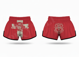 Shorts de Muay Thai pour hommes à prix de gros, pour la boxe, le MMA, les arts martiaux, le karaté, la gym, avec impression par sublimation du logo - Product Image 6