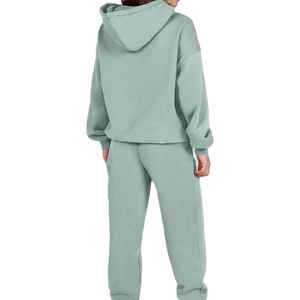 Survêtement en tissu de qualité supérieure pour femme, design optimal, respirant, teint uni, coupe classique, élégant et décontracté, vente en gros - Product Image 1