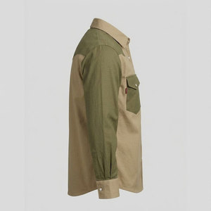 Men's <b>Welding</b> Work <b>Shirts</b> Fr Flame Retardants Welder Clothing 100% Cotton Frc Fire Resistant Western Long Sleeve <b>Shirts</b> - Product Image 4