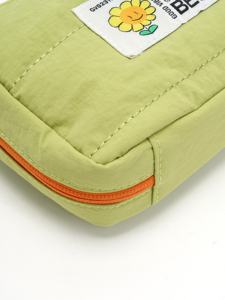 Sac à cosmétiques en nylon, petit rangement tendance pour le maquillage, résistant à l'eau, durable, léger, fermeture éclair, portable, pliable - Product Image 6