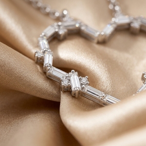 Colgante de Corazón Entrelazado con Diamante Cultivado en Laboratorio de 0.287 Ct, Oro Amarillo, Blanco y Rosa de 9K, Engaste de Bisel Moderno, Joyería Chapada en Oro para Mujer - Product Image 3