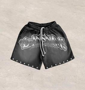 Conjunto Deportivo de Verano Personalizable de 2 Piezas para Hombre, 100% Algodón, Camiseta con Pedrería y Pantalones Cortos, Estilo Casual Urbano - Product Image 3