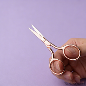 Manufacturer Factory Stainless Steel Nose Hair Trimmer Eyebrow <b>Beard</b> <b>Scissors</b> Household Small Beauty <b>Scissors</b> - Product Image 2