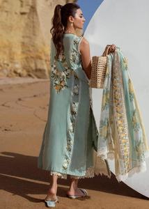 Nouvelle Collection d'été imprimé pelouse Saree pour femmes manches longues chemise indienne robe avec pakistanaise Shalwar Kameez dames élégantes - Product Image 3