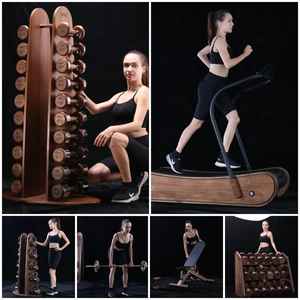 Estante para Pesas Rusas de Madera, Ecológico, Duradero y de Lujo, Equipo de Fitness Premium para Gimnasio en Casa, Hotel o Estudio (Fábrica) - Product Image 2