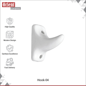 Fournisseur leader vendant de nouveaux crochets de salle de bain de luxe en céramique blanche de style moderne pour acheteurs sérieux - Product Image 2