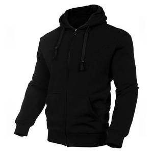 Sweat à capuche en polaire pour moto, uni, avec fermeture éclair, design personnalisé, protection CE pour la conduite hivernale - Product Image 4