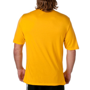 เสื้อยืดออกกำลังกายทรงโอเวอร์ไซส์ คอโอ แขนสั้น ผ้าฝ้ายถัก 100% ป้องกันขนร่วง สำหรับผู้ชาย ปี 2025  สามารถปรับแต่งโลโก้ด้านหน้าได้ - รุ่นทางการ - Product Image 5