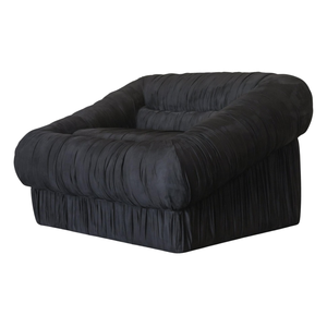 Chaise longue moderne en tissu Verve Mobilier de patio intérieur/extérieur confortable pour appartement chambre à coucher salon - Product Image 1