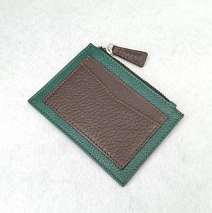 Bovine Cow Hide Leather ID Card Holder RFID Protected Wallet Key Rings <b>Coin</b> <b>Purse</b> Custom Logo Branding High Quality Gift Packing - Product Image 6