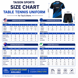 Ensemble de sport de tennis de table en polyester interlock premium 240g bleu marine et blanc, avec logo personnalisé par sublimation sur le devant, tenue d'équipe courte - Product Image 3