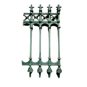 Balustre d'escalier victorien en fer forgé, pièce décorative en métal forgé, accent architectural durable, élégant, traditionnel, sur mesure. - Product Image 5
