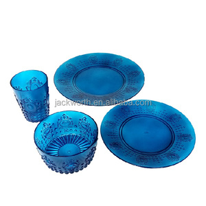 Tazón Grande Irrompible de Plástico Repujado para Servir Ensaladas, Frutas, Cereales y Bocadillos - Product Image 5