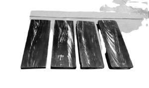 Assiettes portables en corne de buffle naturelle sculptée, de qualité supérieure, écologiques, couleur brun clair, artisanat animalier Feng Shui - Product Image 3