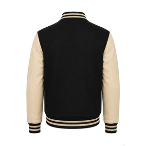 High Quality Custom Logo <b>Men</b> Fashion Varsity <b>Jacket</b> Casual Winter Wear Slim Fit <b>Bomber</b> Baseball Varsity <b>Jacket</b> For <b>Men</b> - Product Image 3