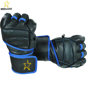 Guantes de Gimnasio de Cuero Elite con Muñequeras Integradas de 2 Pulgadas de Ancho, Diseño para Levantamiento de Pesas, Powerlifting y Fisicoculturismo - Product Image 5