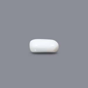 Natural White Coral Loose Gemstone 4.55 Carat Brilliant Cut Trillion Pear Fine Quality Certified Wholesale - Product Image 3